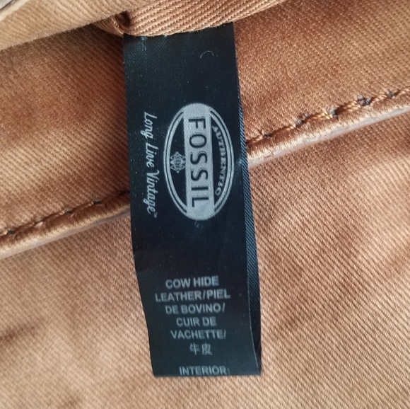 FOSSIL Vintage Leather Saddle Sholder Bag - Picture 7 of 17